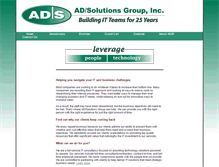 Tablet Screenshot of adsgroup.net
